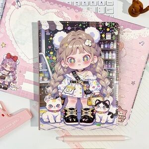 Dora Illustrated B5 padded Notebook designer